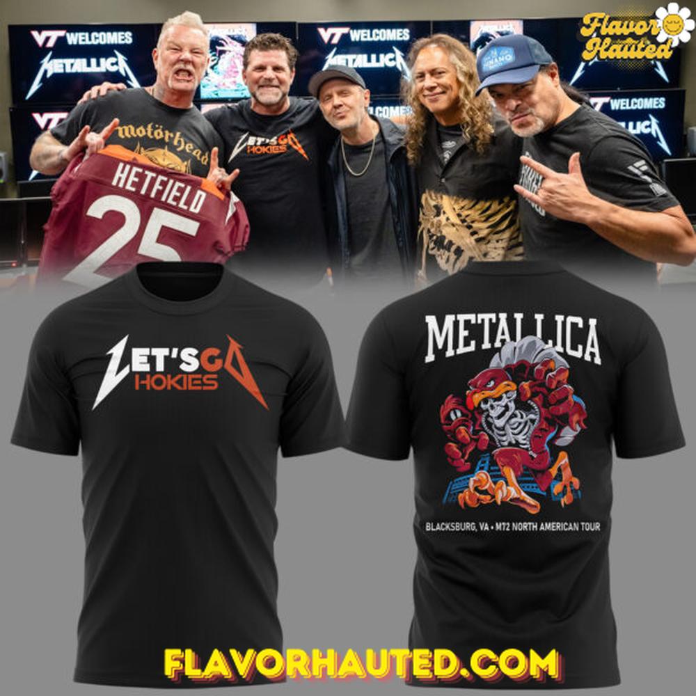 Virginia Tech Hokies Music Concert Night 2025 Black T-Shirt Virginia Tech Hokies Music Concert Night 2025 Black T-Shirt