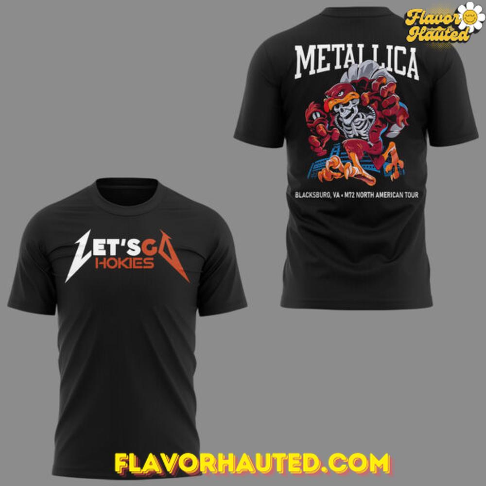 Virginia Tech Hokies Music Concert Night 2025 Black T-Shirt Virginia Tech Hokies Music Concert Night 2025 Black T-Shirt