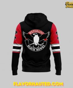 Waterloo Black Hawks Clack Cup 2025 Special Hoodie 3