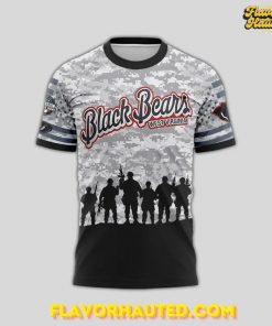 West Virginia Black Bears x Military Night 2025 Special Camo T-Shirt