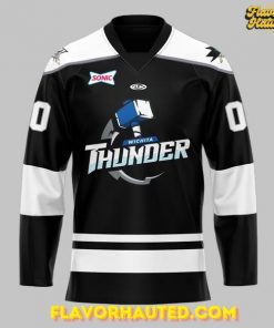 Wichita Thunder Home Opener 2025-26 Black Hockey Jersey