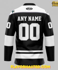 Wichita Thunder Home Opener 2025 26 Black Hockey Jersey 3