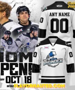 Wichita Thunder Home Opener 2025-26 White Hockey Jersey
