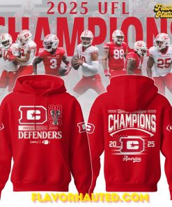 2025 UFL Champions DC Defenders Commemorative Limited Edition Hoodie