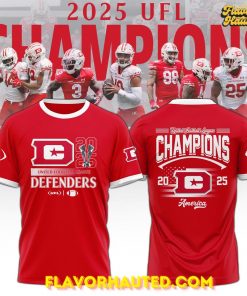 2025 UFL Champions DC Defenders Commemorative Limited Edition T-Shirt