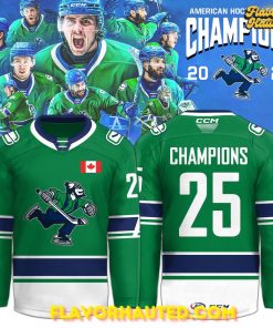 Abbotsford Canucks AHL Champions Cup 2025 Limited Hockey Jersey