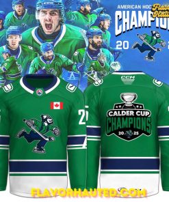 Abbotsford Canucks AHL Champions Cup 2025 Limited Hockey Jersey