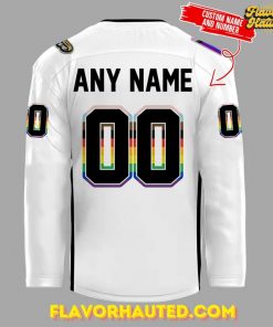Anaheim Ducks PRIDE NIGHT 2025 Limited Edition Hockey Jersey 3