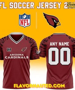 Arizona Cardinals 2025 NFL Limited Edition Soccer Jersey