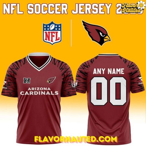 Arizona Cardinals 2025 NFL Limited Edition Soccer Jersey