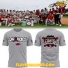 Arkansas Razorbacks 2025 Omahogs Men’s College World Series Limited Gray T-Shirt
