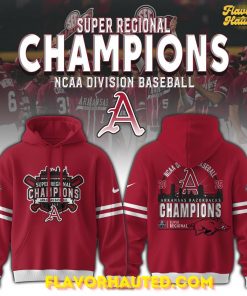 Arkansas Razorbacks 2025 Super Regionals Champions Special Hoodie