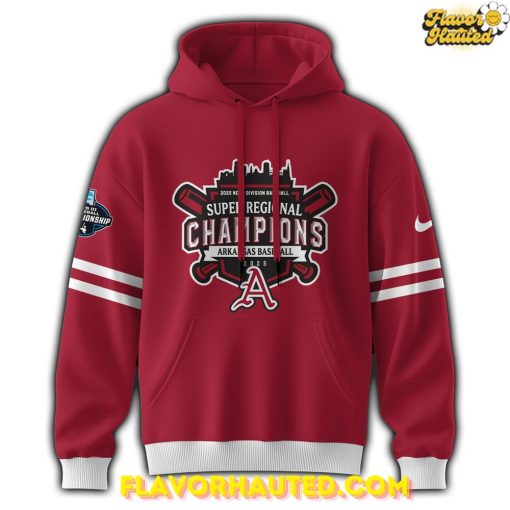 Arkansas Razorbacks 2025 Super Regionals Champions Special Hoodie