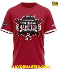 Arkansas Razorbacks 2025 Super Regionals Champions Special T-Shirt