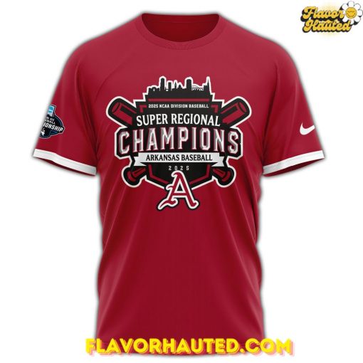 Arkansas Razorbacks 2025 Super Regionals Champions Special T-Shirt