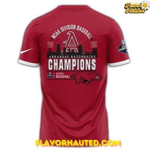 Arkansas Razorbacks 2025 Super Regionals Champions Special T-Shirt