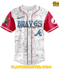 Atlanta Braves One Piece Night Game Special Baseball Jersey