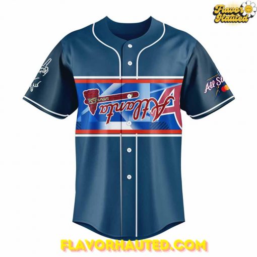 Atlanta Braves Peace Up All-Star Special Baseball Jersey