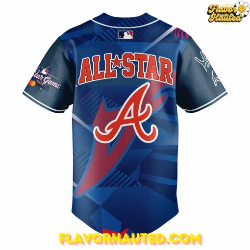 Atlanta Braves Peace Up All-Star Special Baseball Jersey