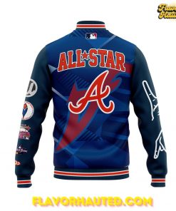Atlanta Braves Peace up All Star Special Bomber Jacket 3