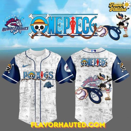 Binghamton Rumble Ponies One Piece Night Game Special Baseball Jersey
