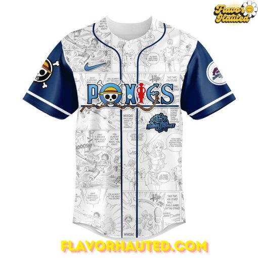 Binghamton Rumble Ponies One Piece Night Game Special Baseball Jersey
