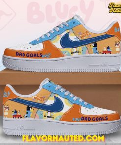 Bluey Dad Goals Limited Edition Air Force 1 Sneakers