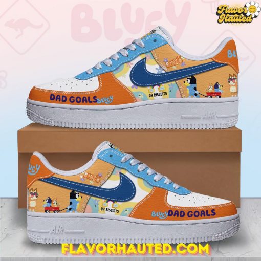 Bluey Dad Goals Limited Edition Air Force 1 Sneakers
