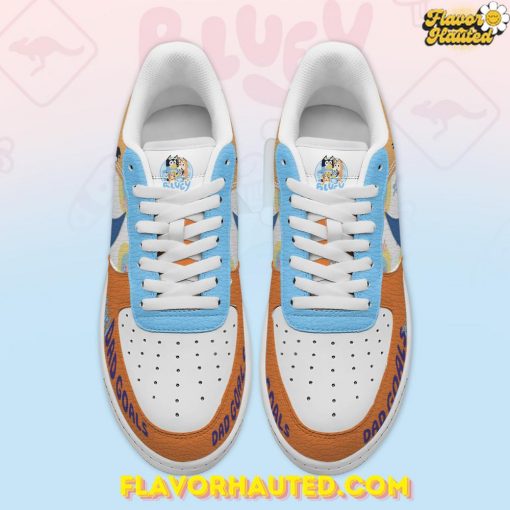 Bluey Dad Goals Limited Edition Air Force 1 Sneakers