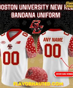 Boston College Eagles Red Bandana Limited Edition 2025 Football Jersey
