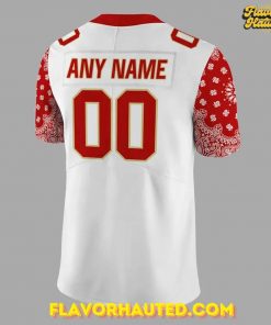 Boston College Eagles Red Bandana Limited Edition 2025 Football Jersey 3