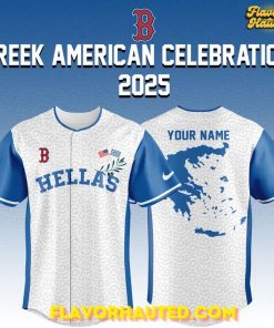 Boston Red Sox x Greek American Celebration 2025 Baseball Jersey