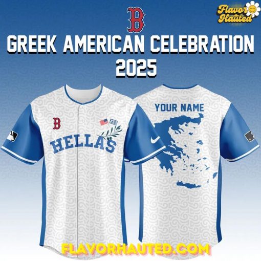 Boston Red Sox x Greek American Celebration 2025 Baseball Jersey