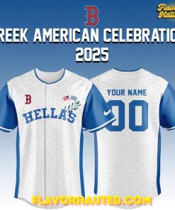 Boston Red Sox x Greek American Celebration 2025 Baseball Jersey