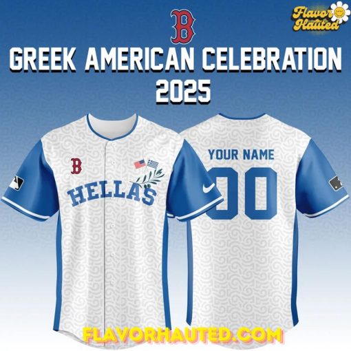 Boston Red Sox x Greek American Celebration 2025 Baseball Jersey