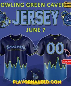 Bowling Green Hot Rods x Cavemen 2025 Special Baseball Jersey