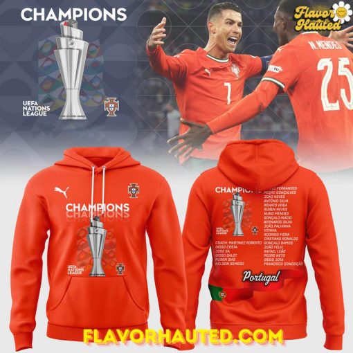 Champions UEFA Nations League 2025 Portugal Team Limited Hoodie