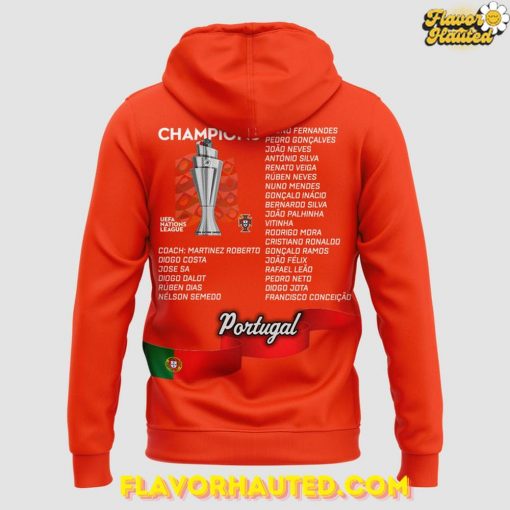 Champions UEFA Nations League 2025 Portugal Team Limited Hoodie