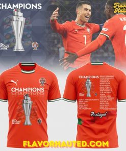 Champions UEFA Nations League 2025 Portugal Team Limited T-Shirt