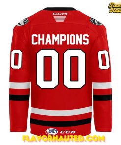 Charlotte Checkers Champions American Hockey League 2025 Limited Edition Jersey 3