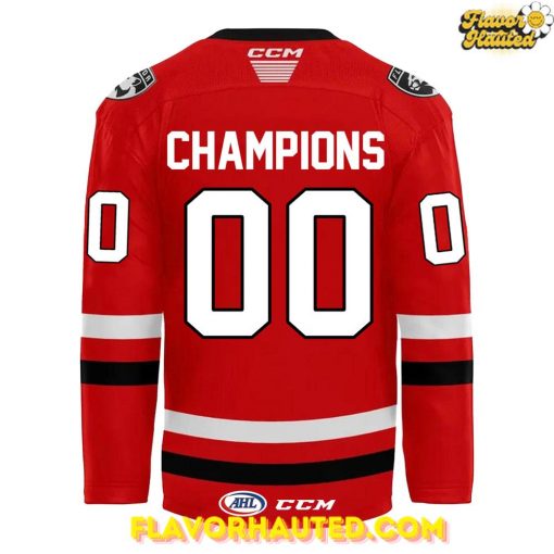Charlotte Checkers Champions American Hockey League 2025 Limited Edition Jersey