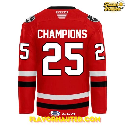Charlotte Checkers Champions American Hockey League 2025 Limited Edition Jersey