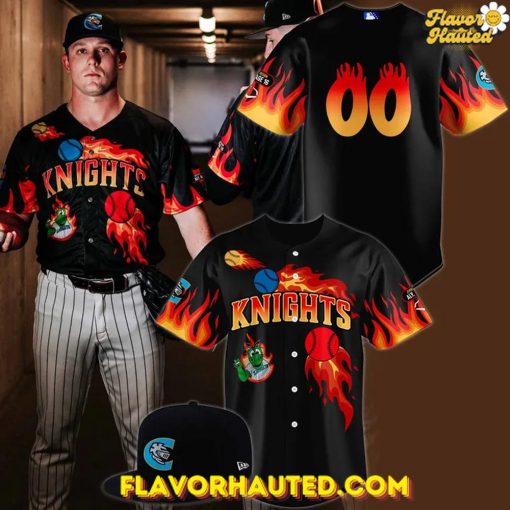 Charlotte Knights Flame 2025 Special Baseball Jersey