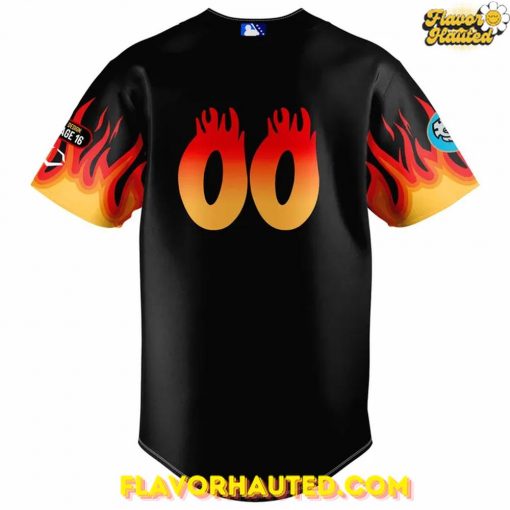 Charlotte Knights Flame 2025 Special Baseball Jersey