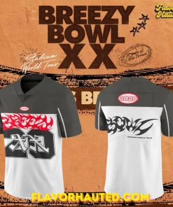Chris Brown Breezy Bowl XX Patch Limited Edition 2025 Football Jersey