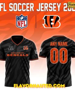 Cincinnati Bengals 2025 NFL Limited Edition Soccer Jersey 1