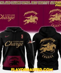 Cleveland Charge New Identity Logo 2025 Special Black Hoodie