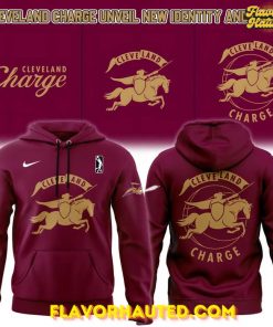 Cleveland Charge New Identity Logo 2025 Special Red Hoodie