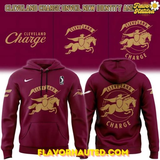 Cleveland Charge New Identity Logo 2025 Special Red Hoodie