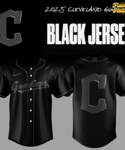 Cleveland Guardians “Back In Black” Special Baseball Jersey